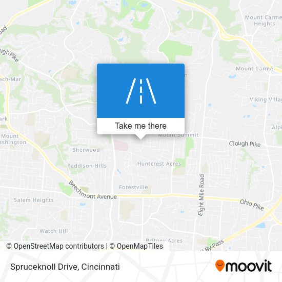 Spruceknoll Drive map