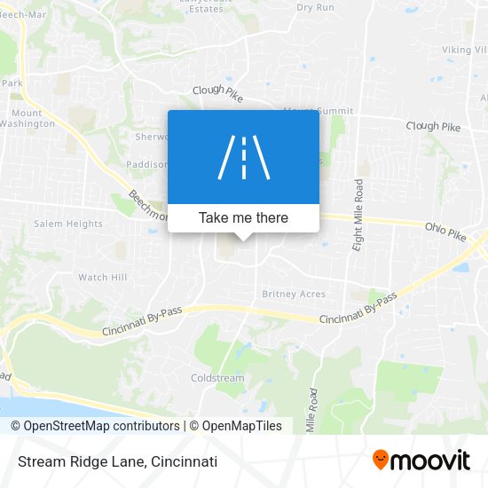 Stream Ridge Lane map