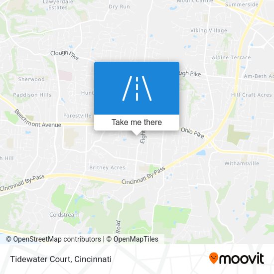 Tidewater Court map