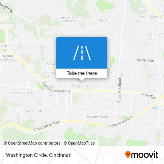 Washington Circle map