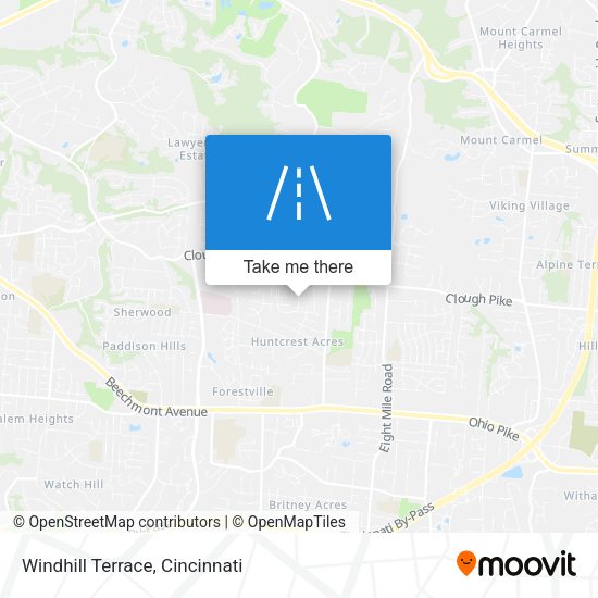 Windhill Terrace map