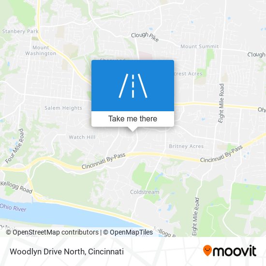 Woodlyn Drive North map