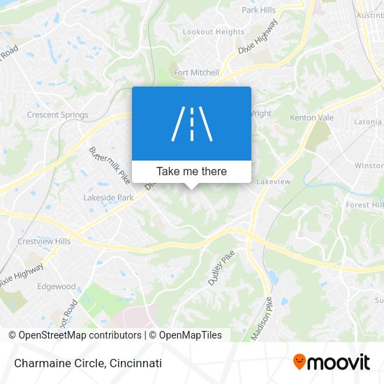 Charmaine Circle map