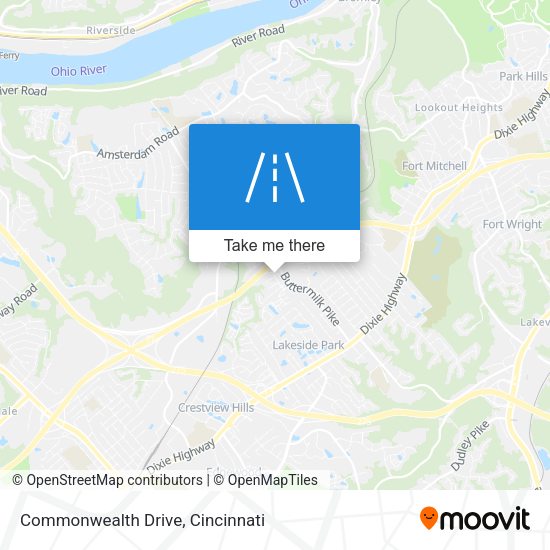 Mapa de Commonwealth Drive