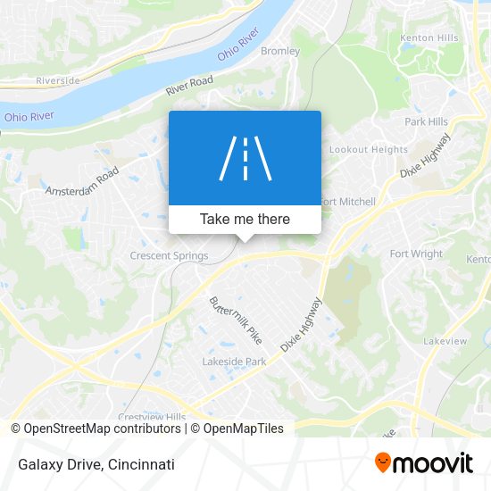 Galaxy Drive map