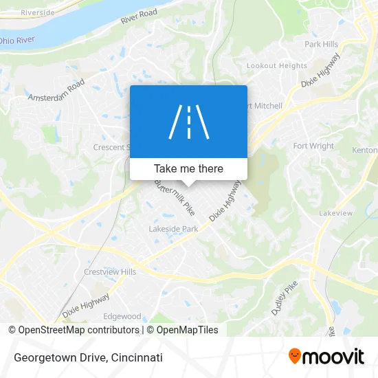 Georgetown Drive map