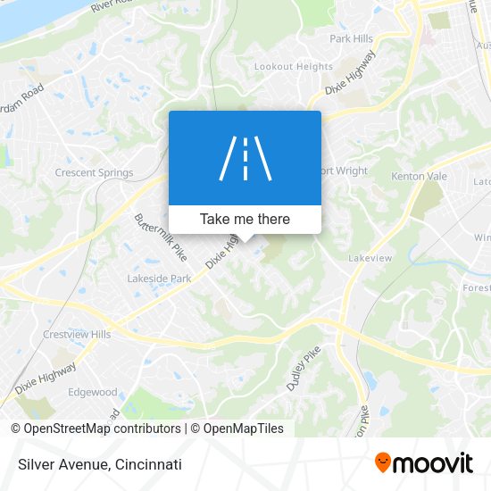 Mapa de Silver Avenue