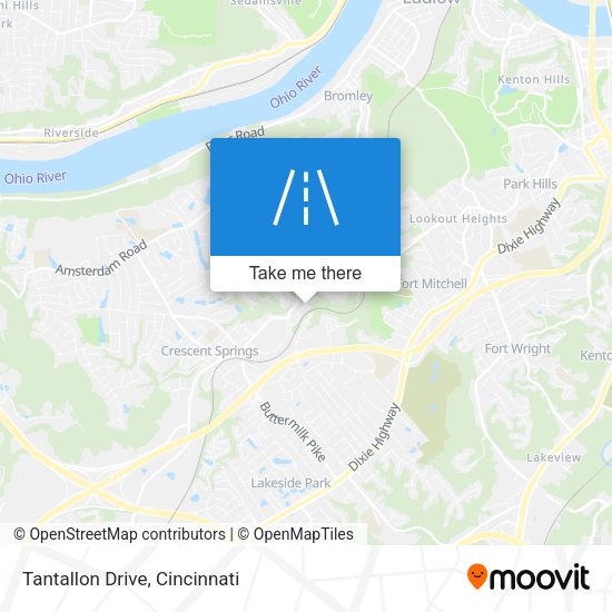 Tantallon Drive map
