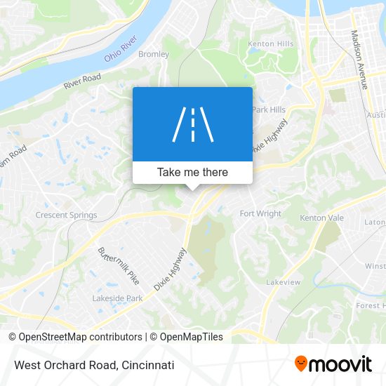 Mapa de West Orchard Road