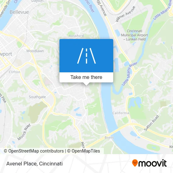 Avenel Place map