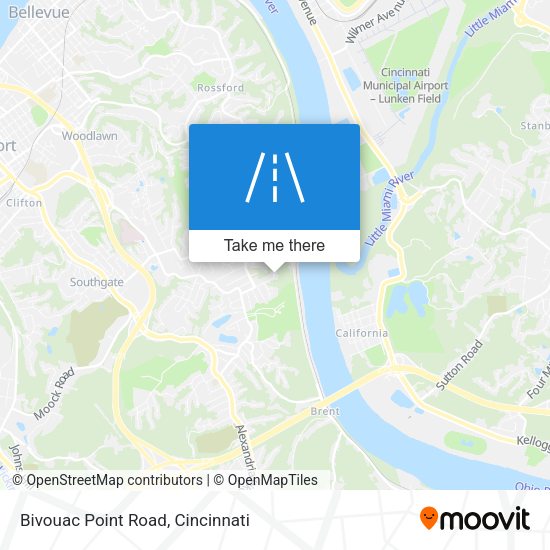 Mapa de Bivouac Point Road