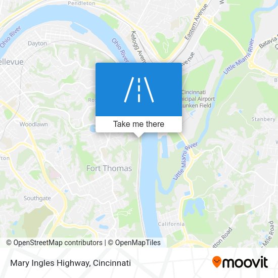 Mary Ingles Highway map