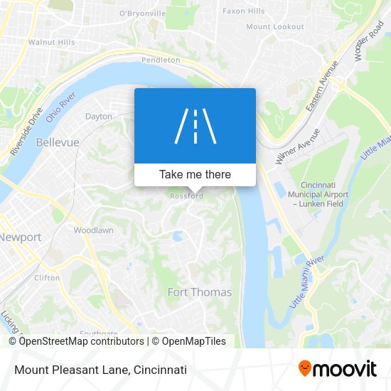 Mount Pleasant Lane map