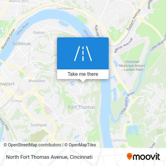 North Fort Thomas Avenue map