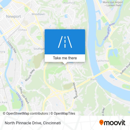 North Pinnacle Drive map