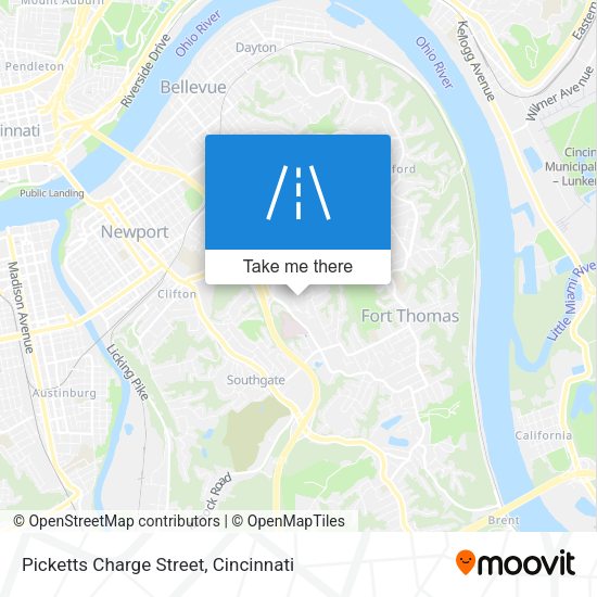 Mapa de Picketts Charge Street