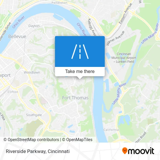 Riverside Parkway map