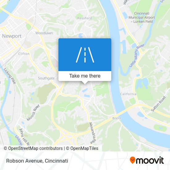 Mapa de Robson Avenue