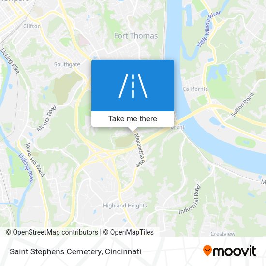 Saint Stephens Cemetery map