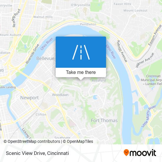 Scenic View Drive map