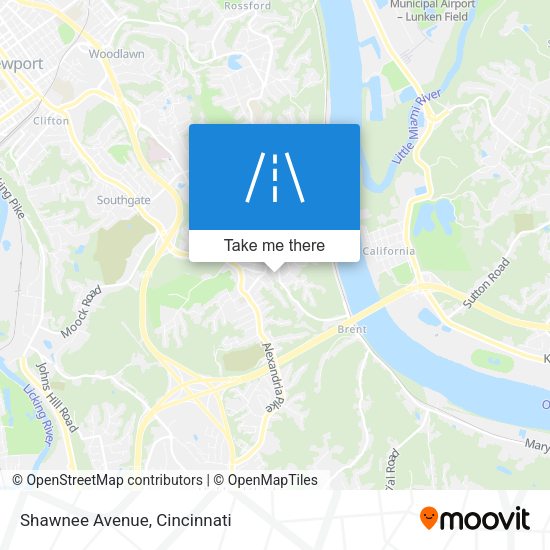 Mapa de Shawnee Avenue