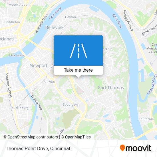 Thomas Point Drive map
