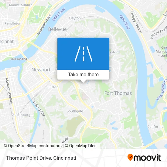 Thomas Point Drive map