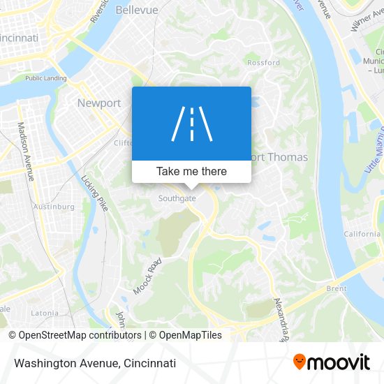 Washington Avenue map