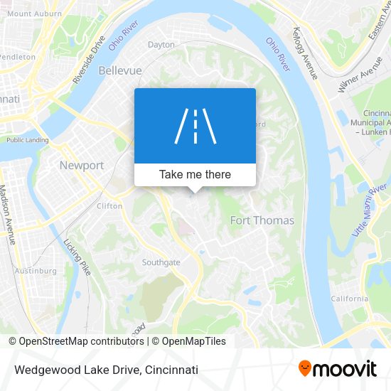 Wedgewood Lake Drive map