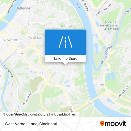 Mapa de West Vernon Lane