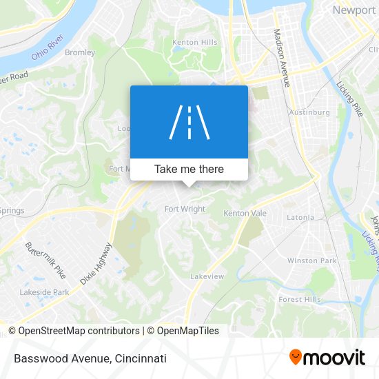 Mapa de Basswood Avenue
