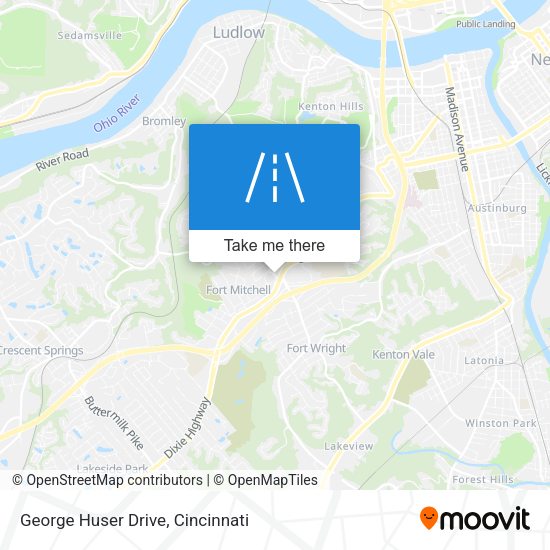 Mapa de George Huser Drive