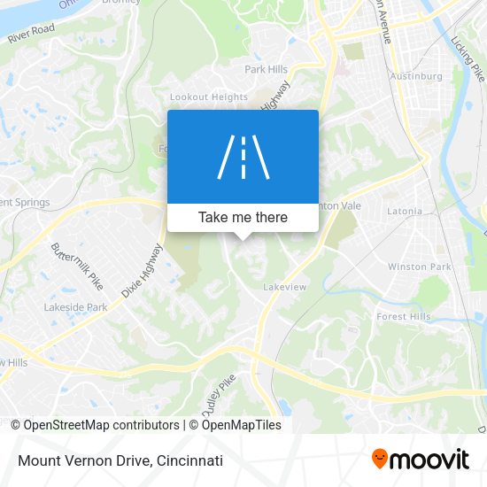 Mount Vernon Drive map