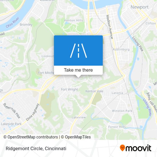 Ridgemont Circle map
