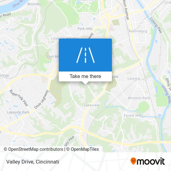 Mapa de Valley Drive