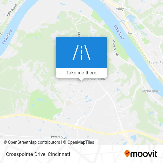 Crosspointe Drive map