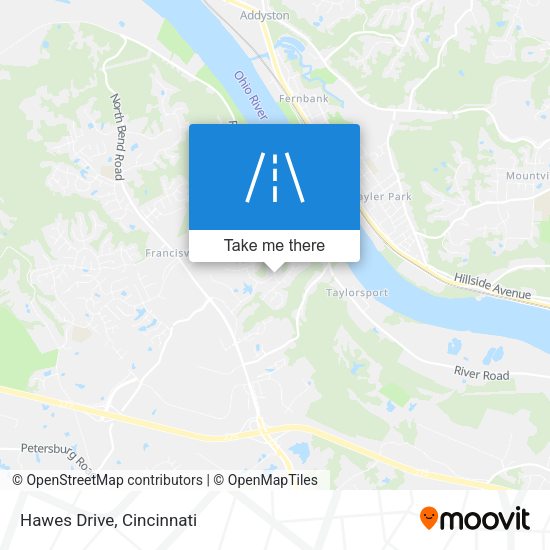 Mapa de Hawes Drive