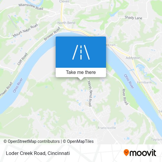 Mapa de Loder Creek Road