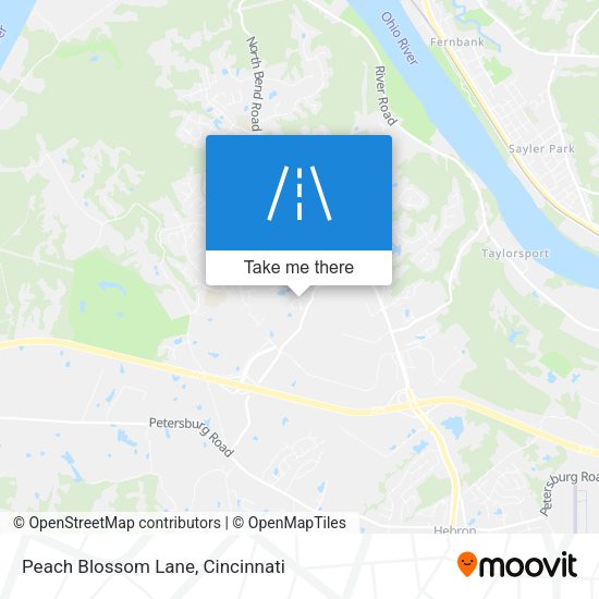 Mapa de Peach Blossom Lane