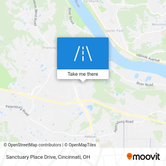 Mapa de Sanctuary Place Drive