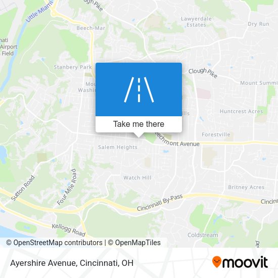 Ayershire Avenue map
