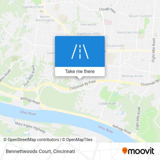 Mapa de Bennettwoods Court
