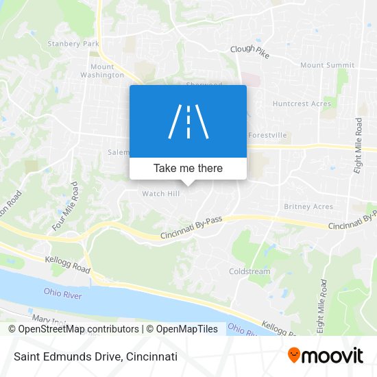Saint Edmunds Drive map