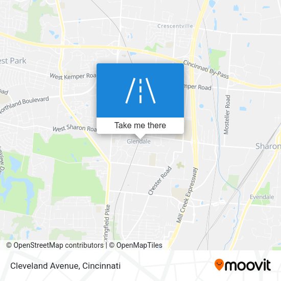 Cleveland Avenue map