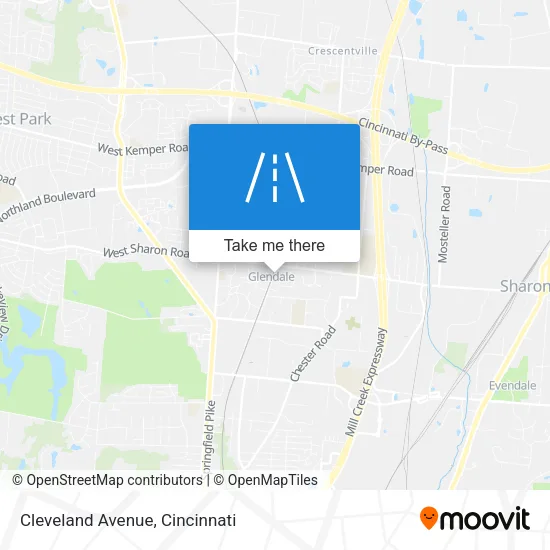 Cleveland Avenue map