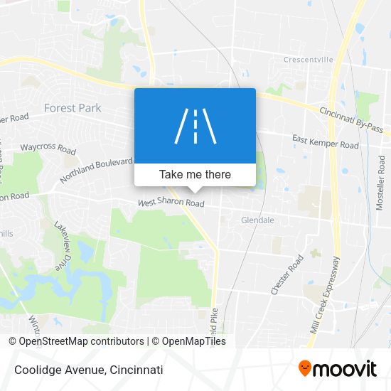 Mapa de Coolidge Avenue