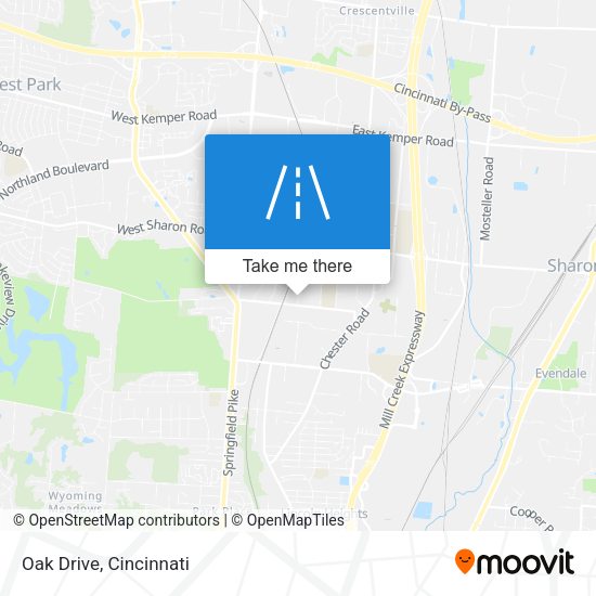 Mapa de Oak Drive