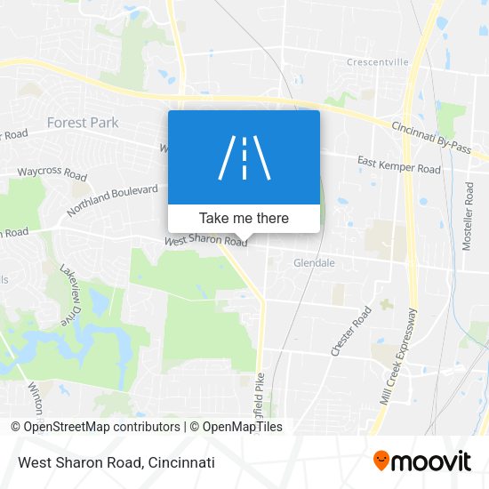 West Sharon Road map