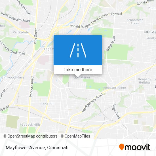 Mayflower Avenue map