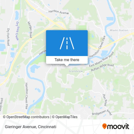 Gieringer Avenue map